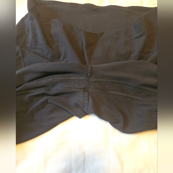 Lululemon Black Sz 14 Leggings Side Pockets Align High Rise Crop - Picture 3 of 5